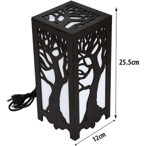 Carved Wood Tree Lamp Unique Nature-Inspired Night Light for Home Decor - Twista Mall