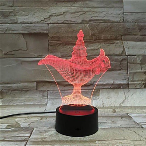 Genie Lamp Night Light Bring a Touch of Magic to Your Room - Twista Mall