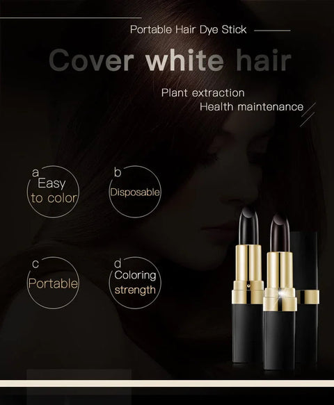 Instant Gray Coverage & Hair Color Concealer l Magic Hair Dye Pen