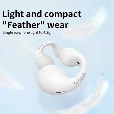 Ambie Wireless Sound Earcuffs Open-Ear Headphones for Music & Awareness   - Twista Mall