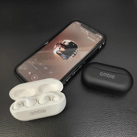Ambie Wireless Sound Earcuffs Open-Ear Headphones for Music & Awareness   - Twista Mall