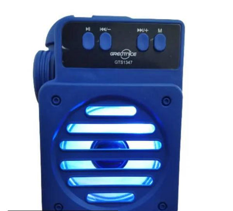 Portable Bluetooth Speaker Greatnice GTS-1347 with FM Radio & USB/TF Card Support - Twista Mall