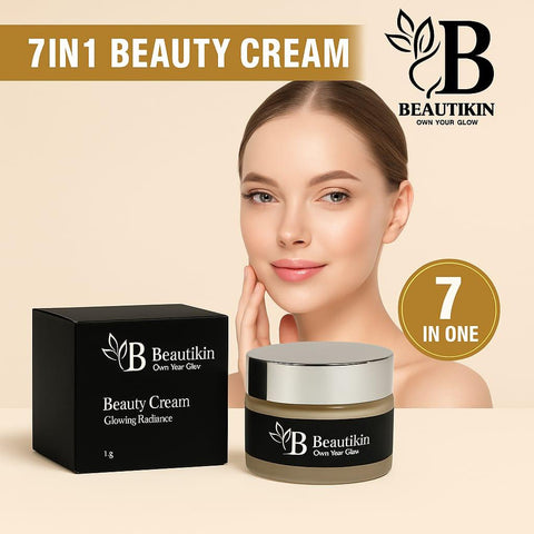 Beautikin Glow Boosting & Whitening Skincare Set Brightening Gel Wash, Serum & Cream - Twista Mall