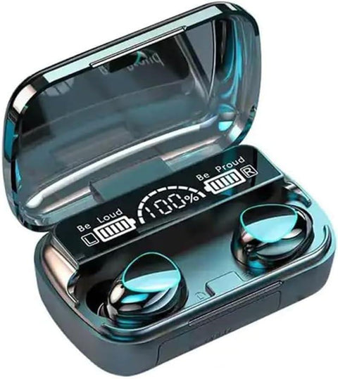 M10 Wireless TWS 5.1 Earbuds, With Built in 4000 Mah Battery Power Bank