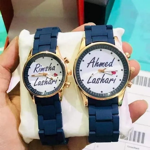 ❤️ Couple Customized Watches – Wear Your Love Every Second ✨