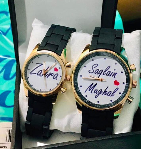 ❤️ Couple Customized Watches – Wear Your Love Every Second ✨