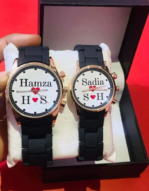 ❤️ Couple Customized Watches – Wear Your Love Every Second ✨