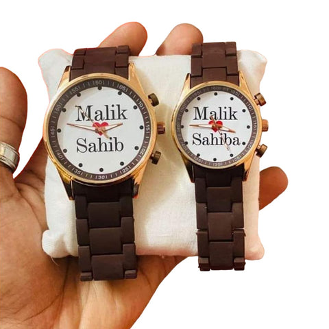 ❤️ Couple Customized Watches – Wear Your Love Every Second ✨