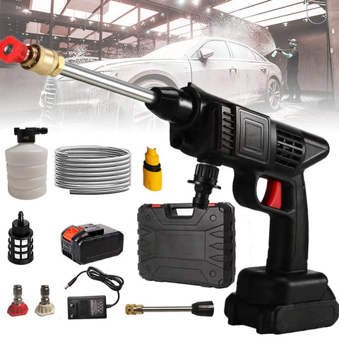 The Automatic Cordless Wireless Solar or Car Wash Spray Gun (48V) is a powerful and convenient Washing tool.